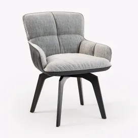 Freifrau marla armchair low wooden frame